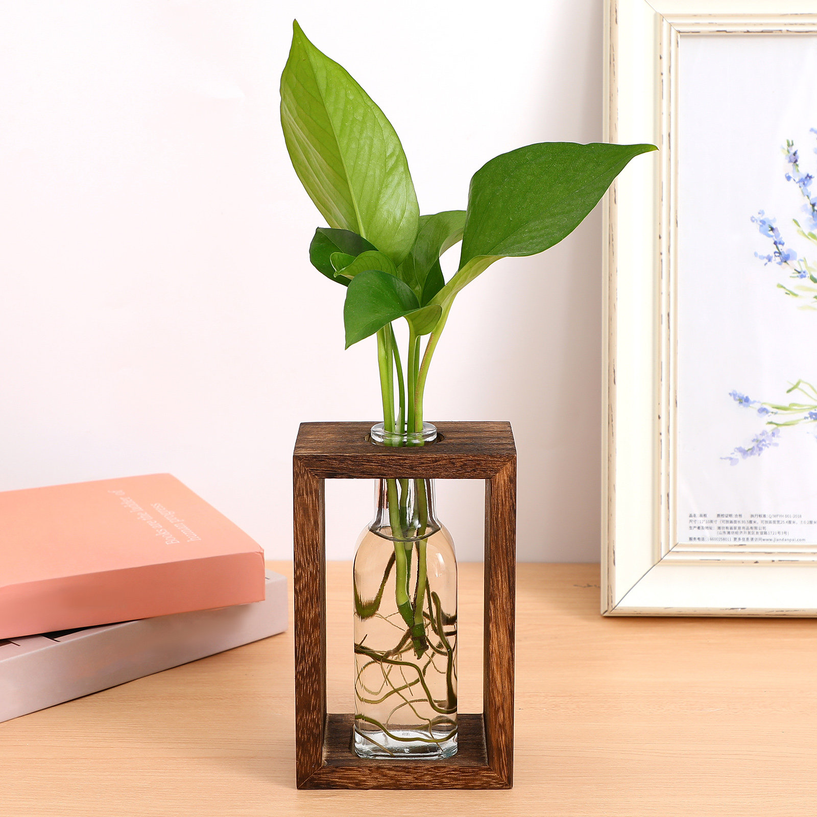 Propagation Station Vase - 1 zestaw drewnianych stacji do hydroponicznego